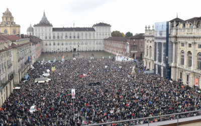 6 APRILE 2019 Manifestazione a favore della realizzazione della linea ferroviaria Torino-Lione.