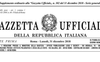 Legge di Bilancio 2019. Disposizioni di interesse per l’autotrasporto.