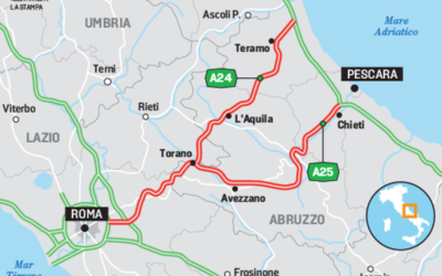 Limitazione al transito di veicoli con massa superiore a 3,5 t sulla A24 Roma – L’Aquila – Teramo.