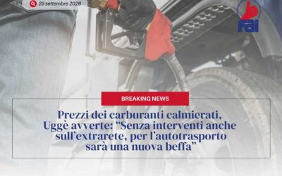 L’intervento del Presidente FAI Conftrasporto Paolo Uggè: Prezzi carburanti, senza interventi sull’extrarete, per l’autotrasporto sara’ una nuova beffa.